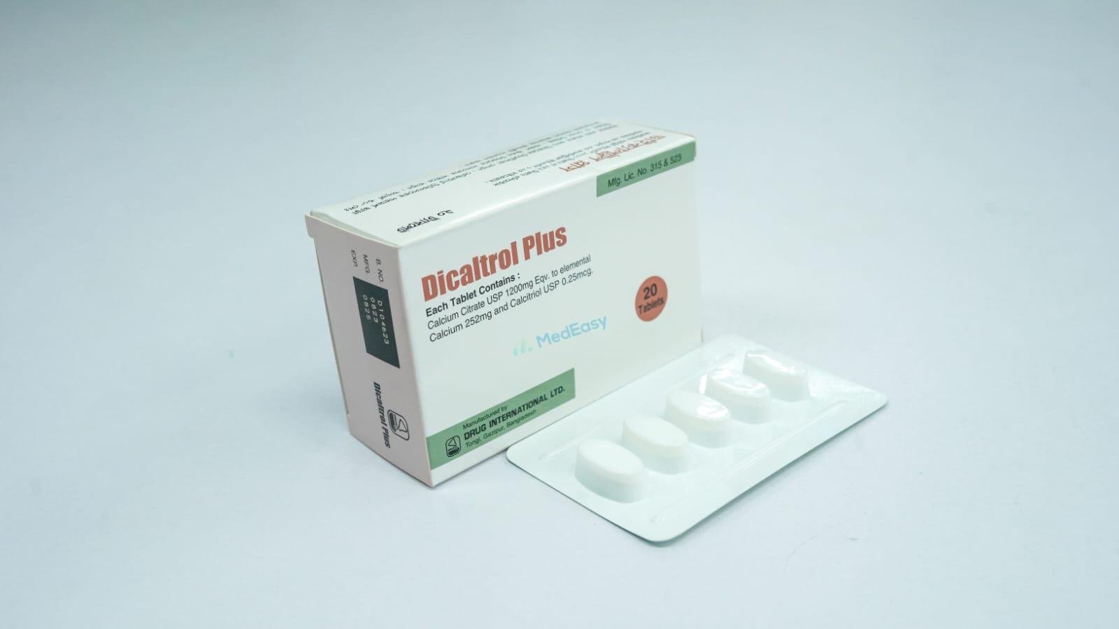 Dicaltrol Plus Tablet Calcitriol + Calcium Citrate