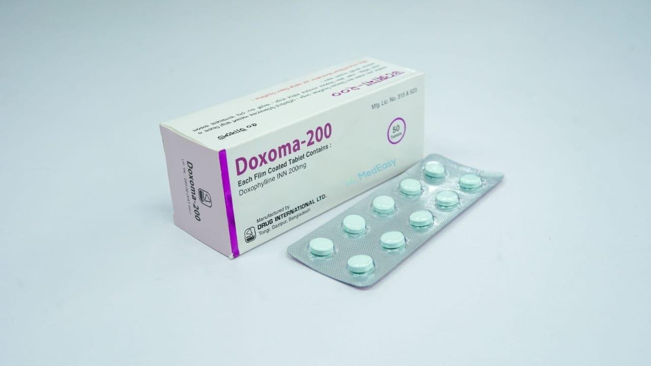 Doxoma200 mg Tablet Doxophylline