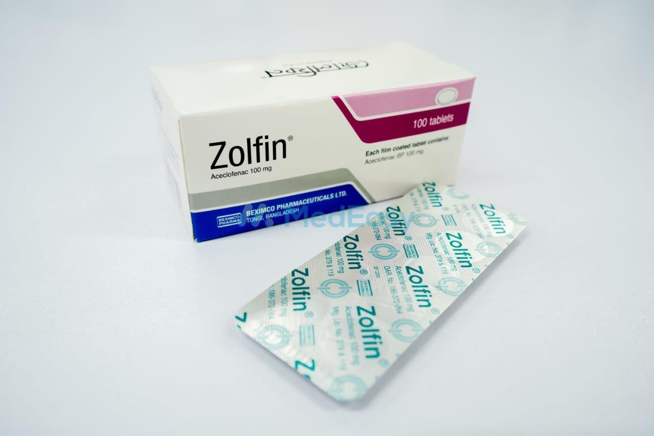 Zolfin100 mg Tablet Aceclofenac