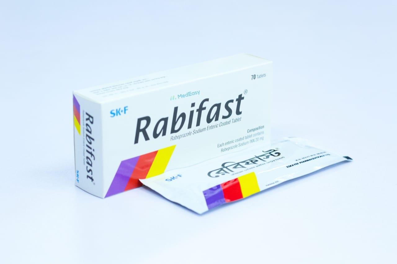 Rabifast20 mg Tablet Rabeprazole Sodium